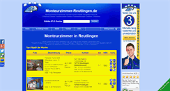 Desktop Screenshot of monteurzimmer-reutlingen.de